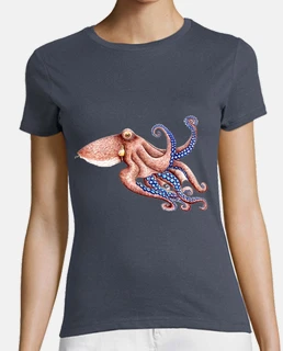polpo blu t-shirt