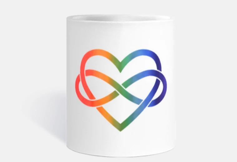 Cup polyamory mug - polylove fill