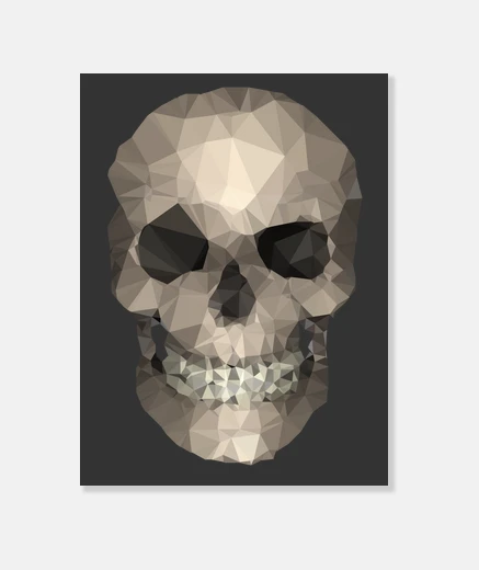 Wall polygon skull
