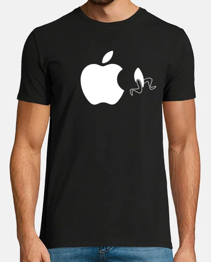 Tee-shirt pomme fuyant