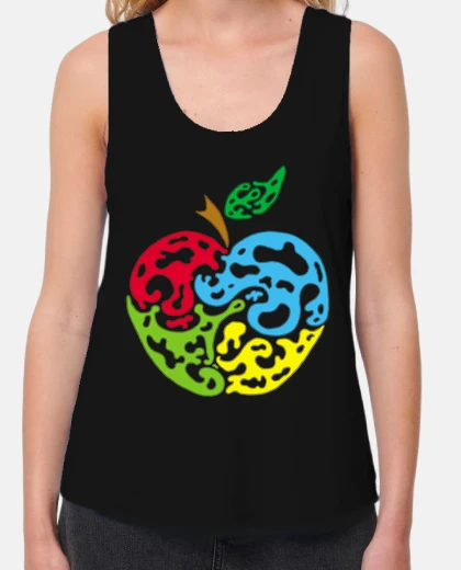 Tee-shirt Pomme multicolore