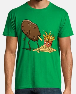 pommes de terre caca frites drôle mignon jeu de mots de pommes de terre cadeau
