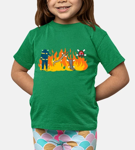 Abbigliamento pompiere fuoco