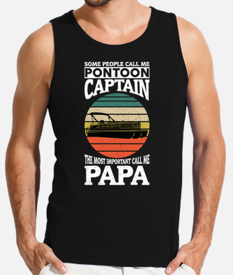 Pontoon boat Gifts for a Boat Fan' Men's Premium Tank Top