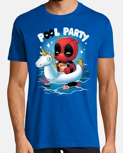 Tee-shirt pool party merc anti-héros