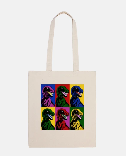Borsa pop art dinosauro