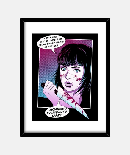 Framed Pop Art Horror Show