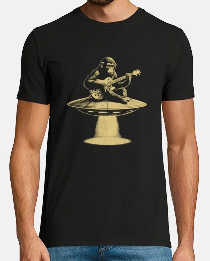 Tee-shirt pop art singe ovni