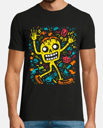 T-shirt pop art zombie pazzo