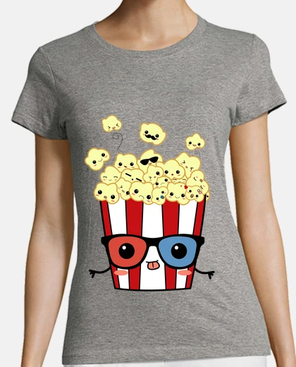 Tee-shirt pop-corn 3d c