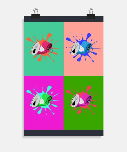 Poster pop splash