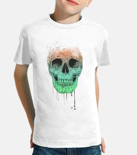 pop art skull