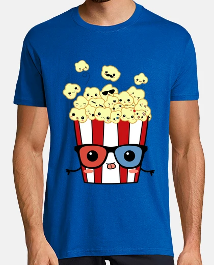 Playera PopCorn 3D