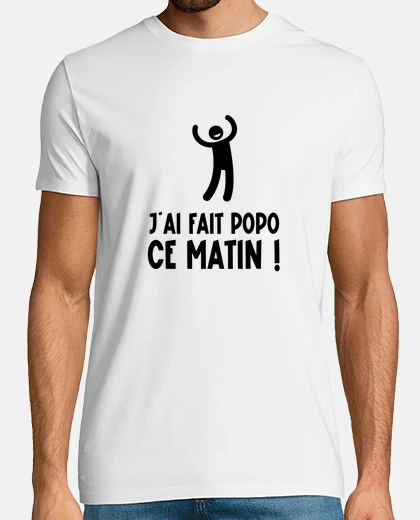 Tee-shirt popo ce matin