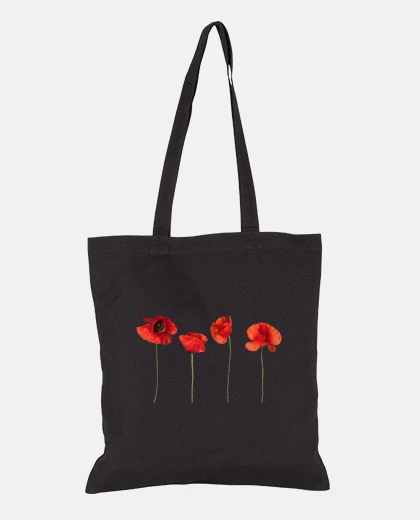 Bag poppy flowerbed photography
