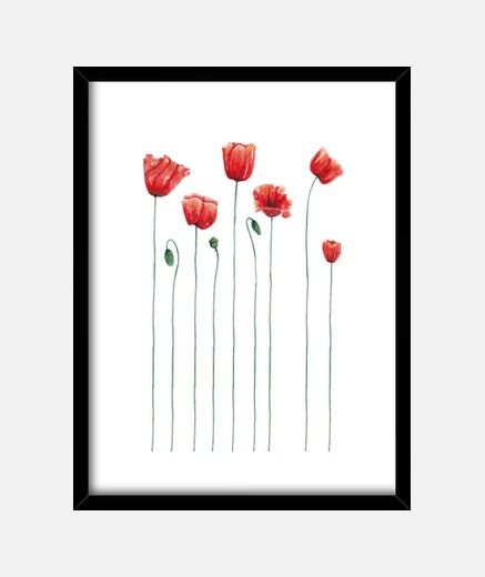 Framed poppy time