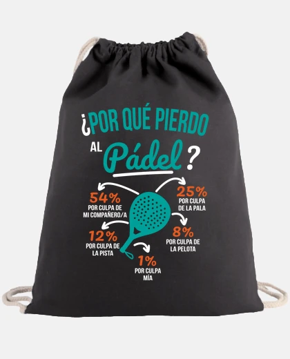 Bolsa Por Qué Pierdo Al Pádel - Regalo Pádel