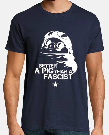 Tee-shirt porco rosso blanc