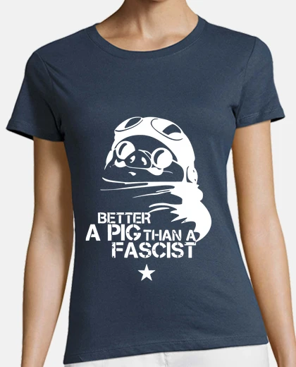 Tee-shirt porco rosso blanc