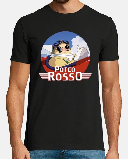 Tee-shirt porco rosso cadeau drôle anime japon kawaii