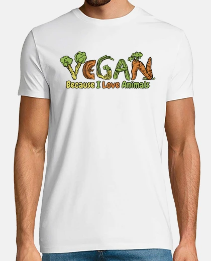 Camiseta porque me encantan los animales a base 