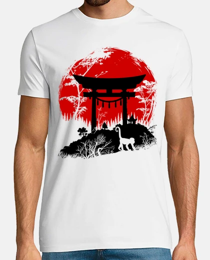 T-shirt porta del sole di torii