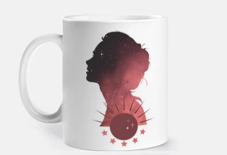 Mug Portrait de femme solaire