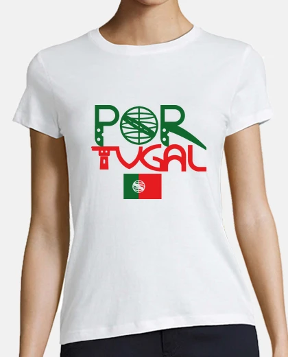 Playera portugal camiseta version libre