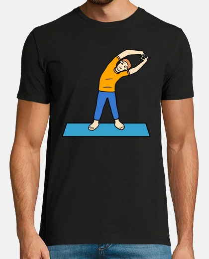 T-shirt posa tiryaka tadasana-yoga