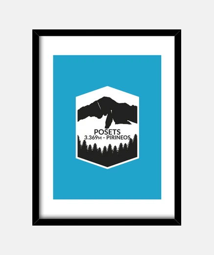 Framed posets - pyrenees