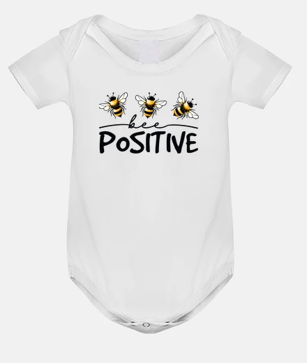 Kids positive attitude bee bee positive