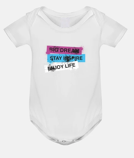 Kids positive quote vintage abstract art bodysuit baby onesie