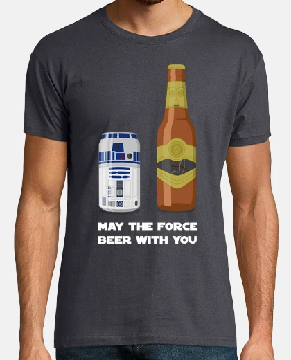 T-shirt possa la force bee con you nera