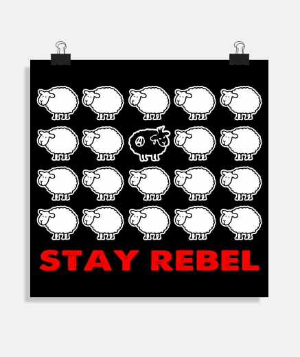 Poster poster - black sheep rebel