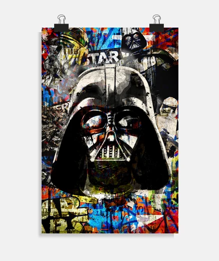 Poster poster di arte street dark vader