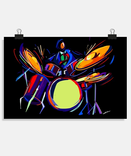 Poster poster di batterista
