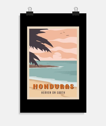 Poster poster di destinazione di viaggio in ho