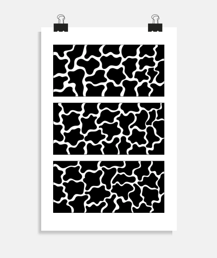 Poster poster di forme astratte