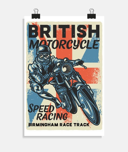 Poster poster di motociclisti biker