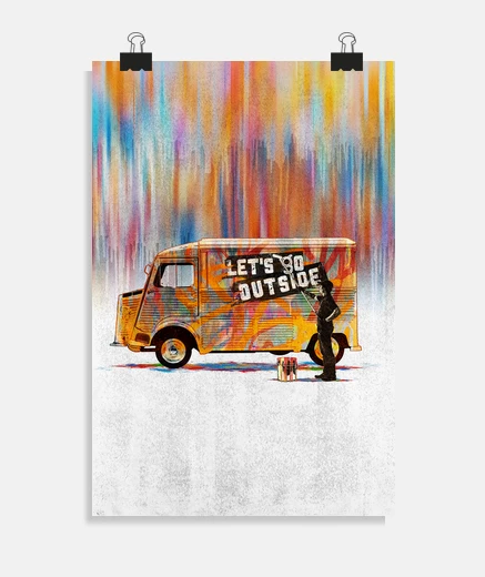 Poster poster o poster artistico in style street art