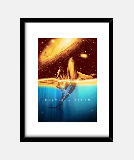 Cadre poster science fiction sauvons les bale
