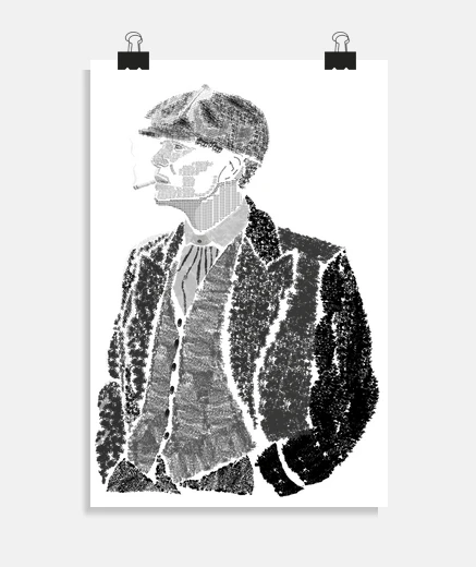Poster poster verticale di thomas shelby