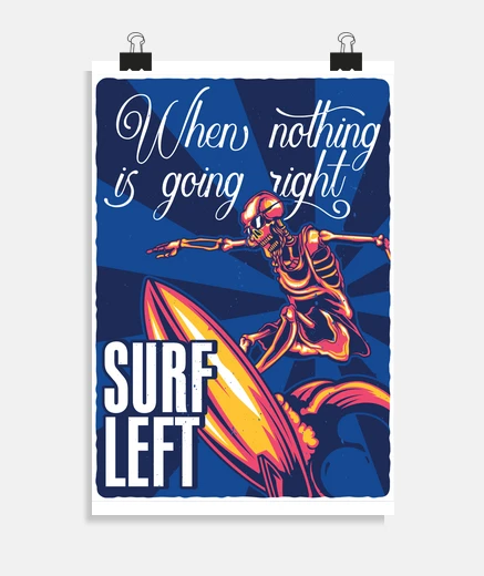 Poster poster verticale surf 2: 3 - (20 x 30 cm)