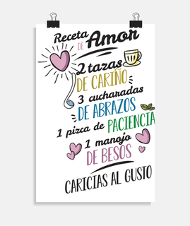 Poster Receta del Amor