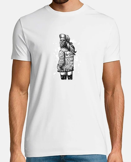 Tee-shirt poubelle en métal femelle