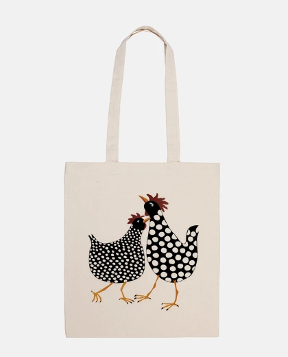 Sac poule à pois