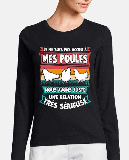 Tee-shirt Poulet Coq Poule Poulette Poulet