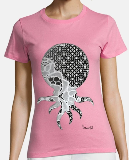 Tee-shirt poulpe dentelle 1