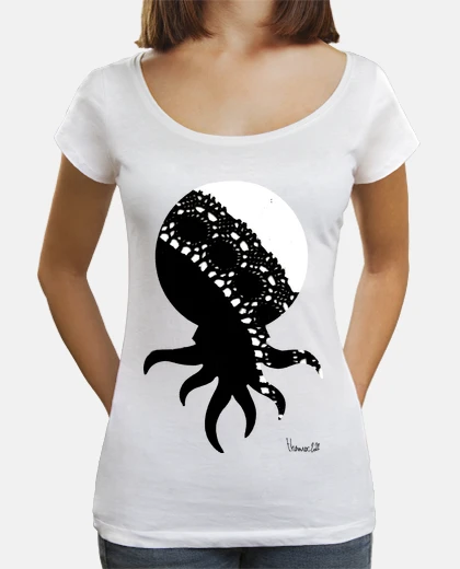 Tee-shirt poulpe dentelle 10