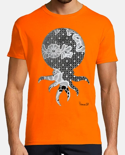 Tee-shirt poulpe dentelle 6
